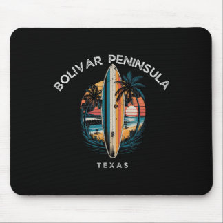 Bolivar schiereiland Texas Mannen Vrouwen Surfen  Muismat