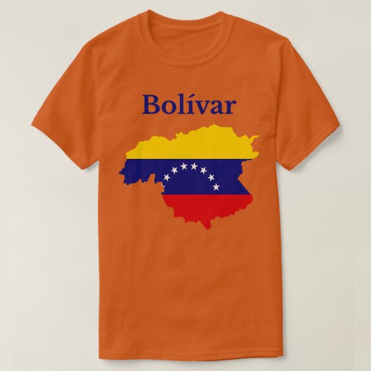 Bolivar staat Venezuela T-shirt (Design voorkant)