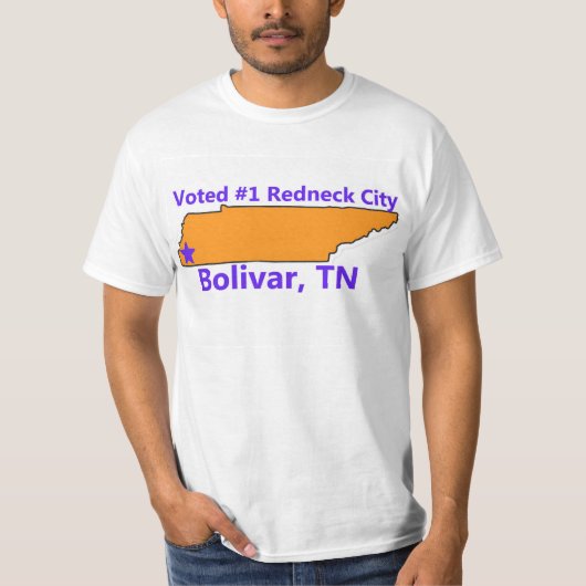 Bolivar, TN Rednek T Shirt Mannen (Voorkant)