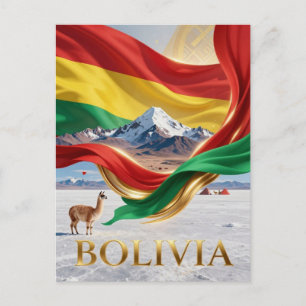 Bolivia Andes Nationaal Erfgoed Briefkaart