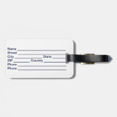 Bolivia* Bagagelabel (Achterkant horizontaal)