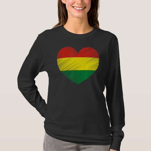 Bolivia Bolivia Flag Pride Support Bolivi T-shirt (Voorkant)