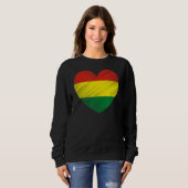 Bolivia Bolivia Flag Pride Support Bolivi Trui (Voorkant volledig)