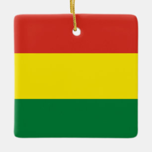 Bolivia (Bolivia) vlag Keramisch Ornament