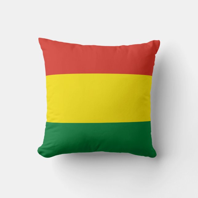 Bolivia (Bolivia) vlag Kussen (Voorkant)