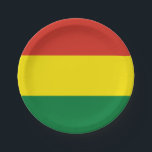 Bolivia (Bolivia) vlag Papieren Bordje<br><div class="desc">wereldwijde vlaggenproducten - Je kunt je eigen tekst toevoegen.</div>
