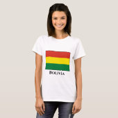 Bolivia (Bolivia) vlag T-shirt (Voorkant volledig)