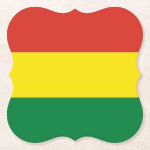 Bolivia (Boliviaans) vlag Kartonnen Onderzetters