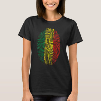Bolivia Boliviaanse vlag DNA vingerafdruk Mannen V T-shirt