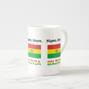 Bolivia Boliviaanse Vlag Gepersonaliseerd Porselein Kop