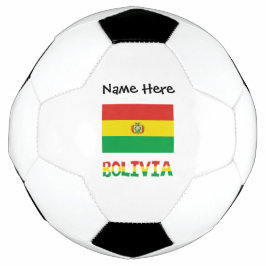 Bolivia Boliviaanse Vlag Gepersonaliseerde Tekst Voetbal