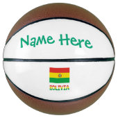Bolivia Boliviaanse vlag groen gepersonaliseerd Basketbal (Voorkant)