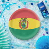 Bolivia Boliviaanse vlag Papieren Bordje (Feest)