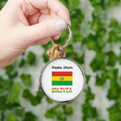 Bolivia Boliviaanse Vlag Persoonlijk Sleutelhanger (Hand)