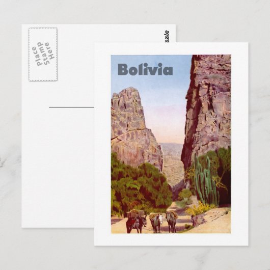 Bolivia Briefkaart (Voorkant / Achterkant)