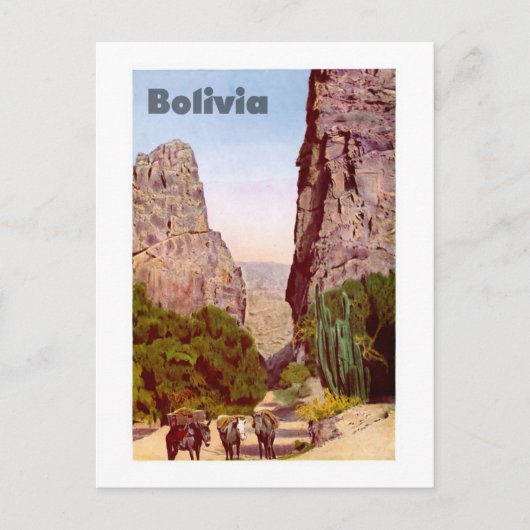 Bolivia Briefkaart (Voorkant)