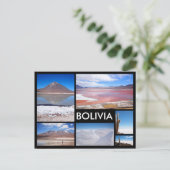 Bolivia briefkaart voor meerdere afbeeldingen coll (Staand voorkant)