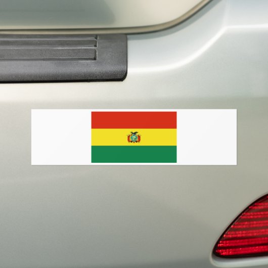 BOLIVIA BUMPERSTICKER (Op auto)