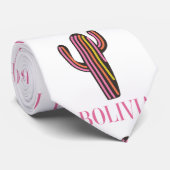 Bolivia cactus reisposter briefkaart sleutelhanger stropdas (Opgerold)