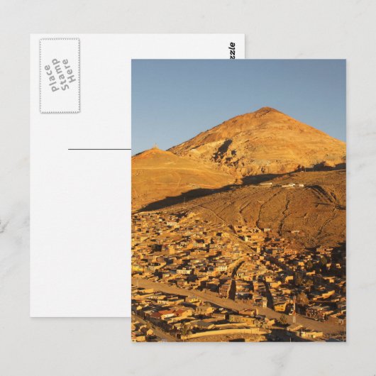 Bolivia Cerro Rico Berg in Potosi Briefkaart (Voorkant / Achterkant)