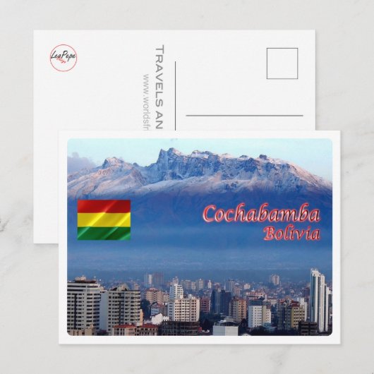 Bolivia - Cochabamba - Cordillera Tunari - Briefkaart (Voorkant / Achterkant)