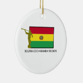 BOLIVIA COCHABAMBA MISSIE LDS CTR KERAMISCH ORNAMENT (Rechts)