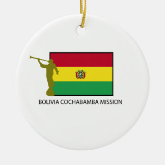 BOLIVIA COCHABAMBA MISSIE LDS CTR KERAMISCH ORNAMENT