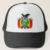 bolivia embleem trucker pet (Voorkant)