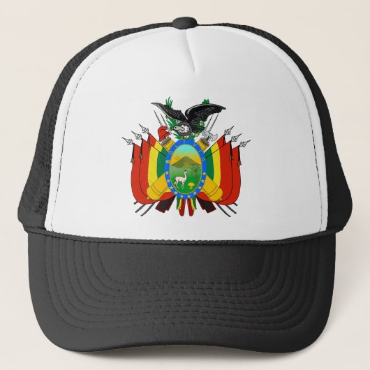 bolivia embleem trucker pet (Voorkant)
