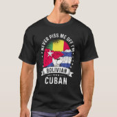 Bolivia Flag Cuba Grown Humor Citizen Pride T-shirt (Voorkant)