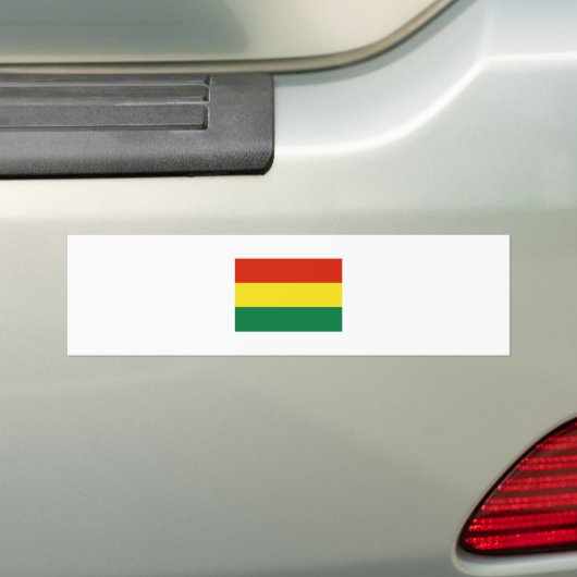 Bolivia FLAG International Bumpersticker (Op auto)