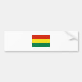 Bolivia FLAG International Bumpersticker (Voorkant)