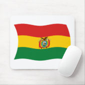 Bolivia Flag Mousepad Muismat (Met muis)