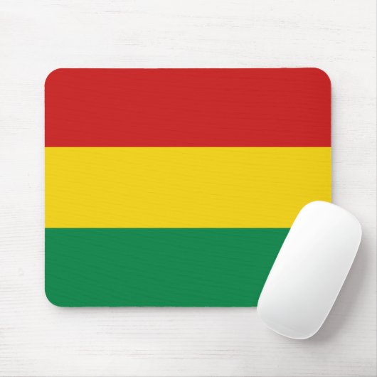 Bolivia Flag Mousepad Muismat (Met muis)