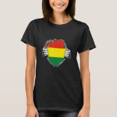 Bolivia flag t-shirt (Voorkant)