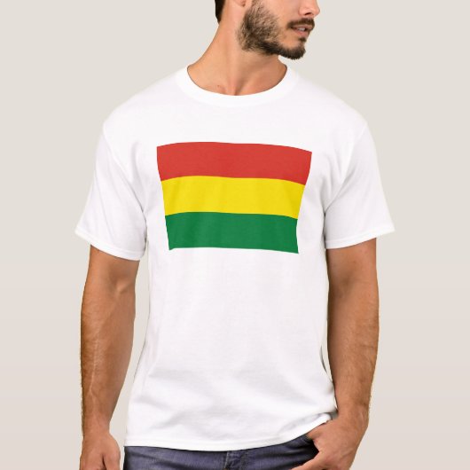 Bolivia Flag T-Shirt, Patriotic T-Shirts (Voorkant)