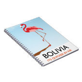 Bolivia Flamingo reisposter Notitieboek (Rechterzijde)