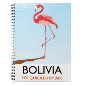 Bolivia Flamingo reisposter Notitieboek (Voorkant)