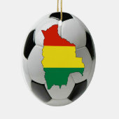 Bolivia football voetbal keramisch ornament (Rechts)
