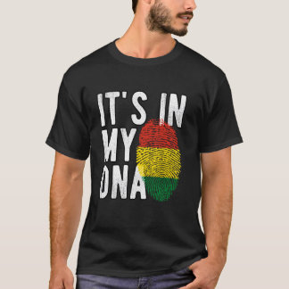 Bolivia Independence Day-vingerafdruk Het staat in T-shirt