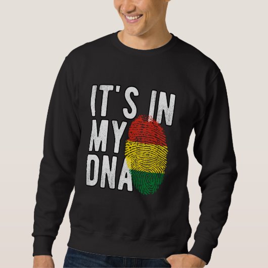 Bolivia Independence Day-vingerafdruk Het staat in Trui (Voorkant)