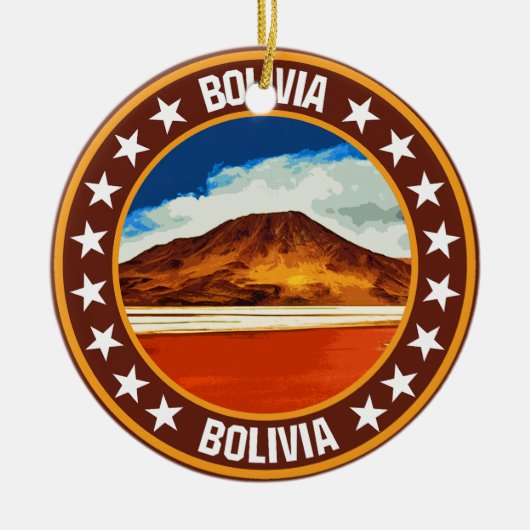 Bolivia Keramisch Ornament (Voorkant)