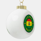 Bolivia Keramische Bal Ornament (Links)
