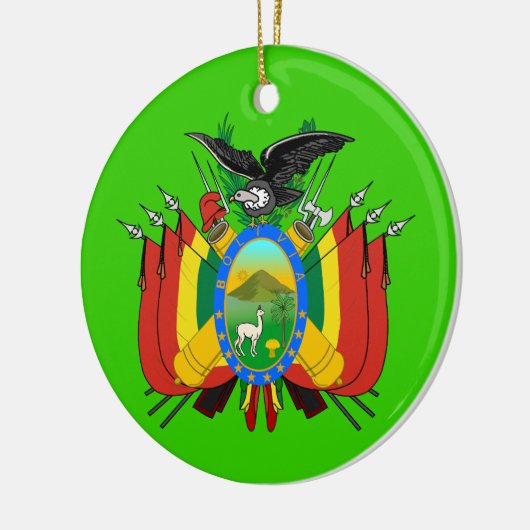 BOLIVIA* kerstversiering Keramisch Ornament (Links)