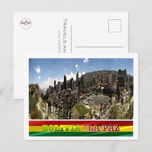 Bolivia - La Paz - Briefkaart (Voorkant / Achterkant)