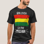 Bolivia La Paz Mormon LDS Mission Missionary T-shirt (Voorkant)