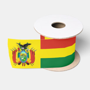 Bolivia lint, embleem, patriottisch, Boliviaanse v Satijnen Lint
