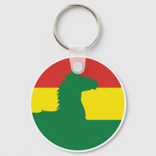 Bolivia Llama Alpaca Boliviaanse nationale dierenv Sleutelhanger
