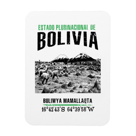 Bolivia Magneet (Verticaal)