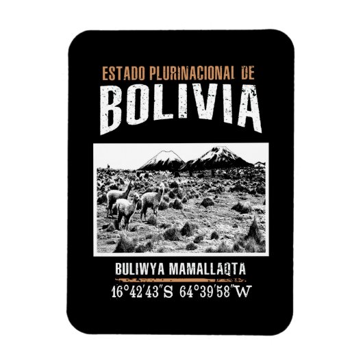 Bolivia Magneet (Verticaal)